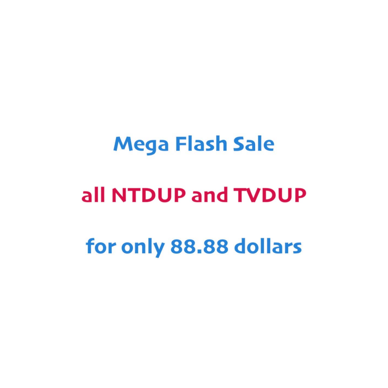 all NTDUP and TVDUP