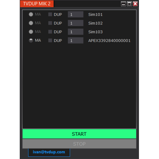 TVDUP MIK 2