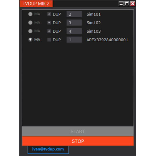 TVDUP MIK 2