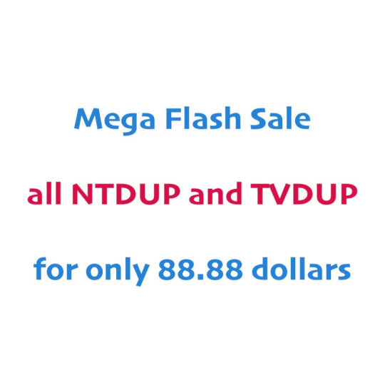 all NTDUP and TVDUP
